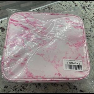 Pink Lily Makeup Bag (Brand New)